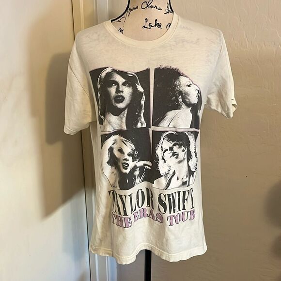 Taylor Swift Off White The Eras Graphic Shirt - Picture 1 of 8